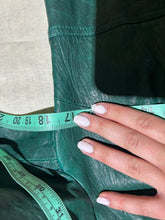 Load image into Gallery viewer, Dolce and Gabbana 2000s Deep Green Leather Jacket US 8/ IT 44/ UK 12