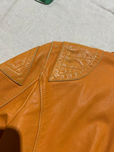 Load image into Gallery viewer, Dolce and Gabbana 2000s Orange Leather Jacket US 6/ IT 42/ UK 10