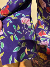 Load image into Gallery viewer, Mary Katranzou 100% Silk Purple Floral Patterned Sheath Dress Size US 10/ IT 46/ UK 14