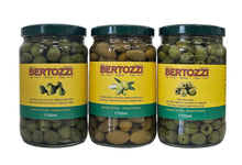 Load image into Gallery viewer, Bertozzi Brand or Nonna's Pantry brand of Olives in brine or EVOO