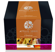 Load image into Gallery viewer, Attilio Servi - Panettone Rum E Cioccolato - 1000g