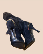 Load image into Gallery viewer, Dolce &amp; Gabbana Over the Knee Suede Stilettos Size 37.5
