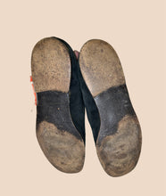 Load image into Gallery viewer, Maude Frizon Suede Pompom Loafers Size 38.5
