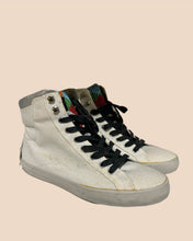 Load image into Gallery viewer, Crime London Beaded Hightop Sneakers Size 37
