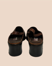 Load image into Gallery viewer, Guess Brown Leather Clogs Size 7.5
