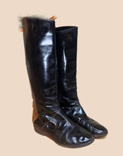 Load image into Gallery viewer, Davids Brown and Black Riding Boots Size 37
