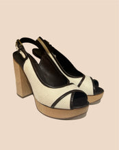 Load image into Gallery viewer, Chloé Canvas Platform Sandals
