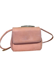 Load image into Gallery viewer, Mario Valentino Peach Suede Shoulder/ Crossbody Micro Bag
