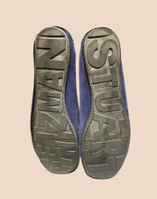 Load image into Gallery viewer, Stuart Weitzman Purple Suede Loafers Size IT 39
