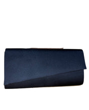 Load image into Gallery viewer, Black Satin Evening Clutch
