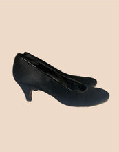 Load image into Gallery viewer, VINTAGE Black YSL Satin Heel
