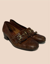 Load image into Gallery viewer, Pollini Brown Leather Loafers Size 36
