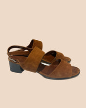 Load image into Gallery viewer, Vintage Alexander Nicolette Brown Suede Sandals Size IT 39
