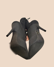 Load image into Gallery viewer, Yeezy Season 7 Black Canvas Lace Up Boots Size 37
