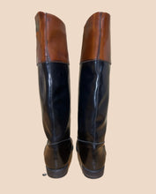Load image into Gallery viewer, Vintage Italian Leather Riding Boots Size 38
