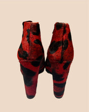 Load image into Gallery viewer, Stuart Weisman Red Hide Booties
