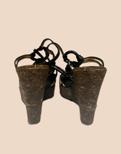 Load image into Gallery viewer, Christian Louboutin Strappy Wedge Sandals
