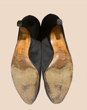 Load image into Gallery viewer, VINTAGE Black YSL Satin Heel
