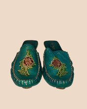 Load image into Gallery viewer, RARE Miz Mooz Turquoise Clogs Size 37
