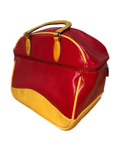 Load image into Gallery viewer, RARE: Vintage Miu Miu Red and Yellow Bowler Bag
