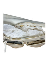 Load image into Gallery viewer, Distressed White Leather Messenger Bag
