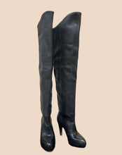 Load image into Gallery viewer, All Saints Over the Knee Boots Black
