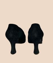 Load image into Gallery viewer, Sergio Rossi Black Suede Pump Size 38.5
