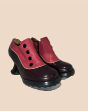 Load image into Gallery viewer, John Fluevog Pink and Wine "Bunny" Size 7
