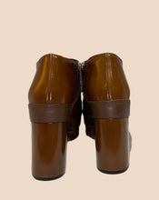Load image into Gallery viewer, Calvin Klein Brown Platform Booties Size 37

