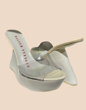 Load image into Gallery viewer, RARE: Walter Steiger White Platform Wedges
