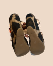Load image into Gallery viewer, Giambattista Valli Wedge Leopard Sandals Size 37

