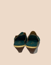 Load image into Gallery viewer, RARE Miz Mooz Turquoise Clogs Size 37

