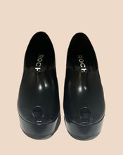 Load image into Gallery viewer, RARE: Rochas Platform Wedge in Black

