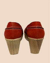 Load image into Gallery viewer, Tapeet Vicini Red Sandal Heel Size 36.5

