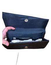 Load image into Gallery viewer, Black Satin Evening Clutch
