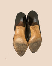 Load image into Gallery viewer, Maud Frizon Metallic Gold Kitten Heels Size 38.5
