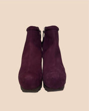 Load image into Gallery viewer, Camilla Skovgaard Purple Suede Wedge Size 37
