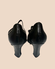 Load image into Gallery viewer, Thierry Rabotin Black Leather Pumps Size IT 39
