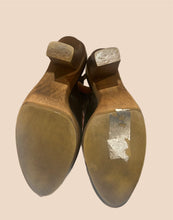 Load image into Gallery viewer, Marni Slingback Wooden Heels
