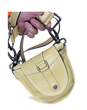 Load image into Gallery viewer, Yellow Leather Micro Belt Bag
