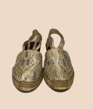 Load image into Gallery viewer, Montane White Beaded Espadrilles Size 39

