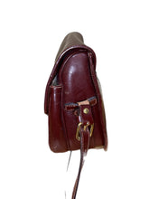 Load image into Gallery viewer, Trussardi Burgundy Leather Saddle Bag
