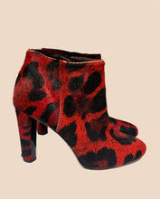 Load image into Gallery viewer, Stuart Weisman Red Hide Booties
