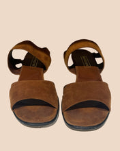 Load image into Gallery viewer, Vintage Alexander Nicolette Brown Suede Sandals Size IT 39
