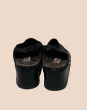 Load image into Gallery viewer, Guess Black Leather Clogs Size 7.5
