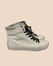 Load image into Gallery viewer, Crime London Beaded Hightop Sneakers Size 37
