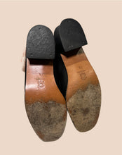 Load image into Gallery viewer, Guess Black Leather Clogs Size 7.5
