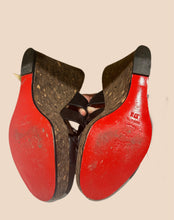Load image into Gallery viewer, Christian Louboutin Strappy Wedge Sandals
