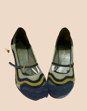 Load image into Gallery viewer, RARE: Vintage Prada Spring Summer 2008 Fairy Collection Heels With Sculpted Heel
