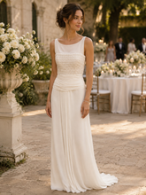 Load image into Gallery viewer, J Mendel Beaded Wedding Dress Floor Length Size IT 42/ US 6

